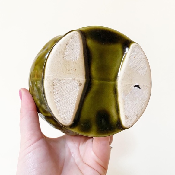 Vintage Green Mid Century House Plant Planter Display Pot Holder Boho Decor - Picture 5 of 5